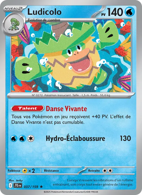 Ludicolo — carte 037 de l’extension Aventures Ensemble
