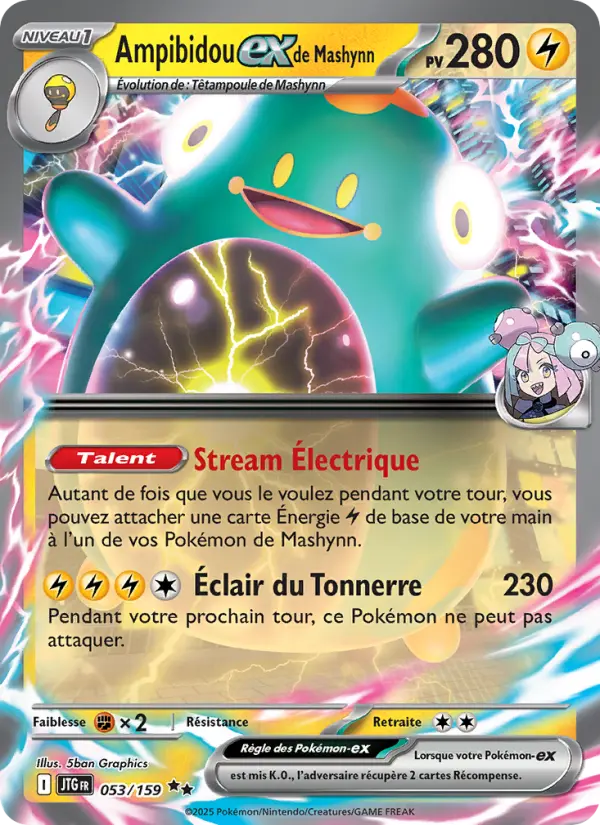 Ampibidou-ex de Mashynn — carte 053 de l’extension Aventures Ensemble