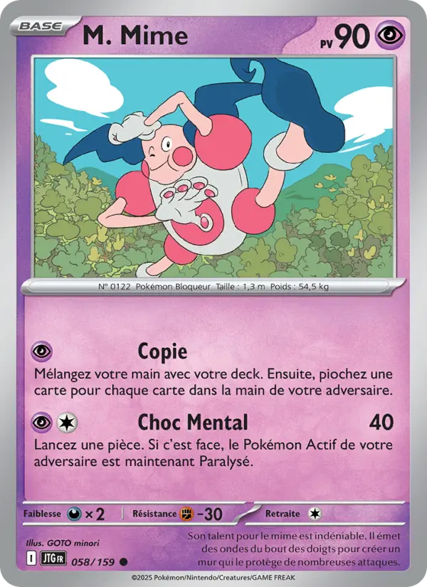 M. Mime — carte 058 de l’extension Aventures Ensemble