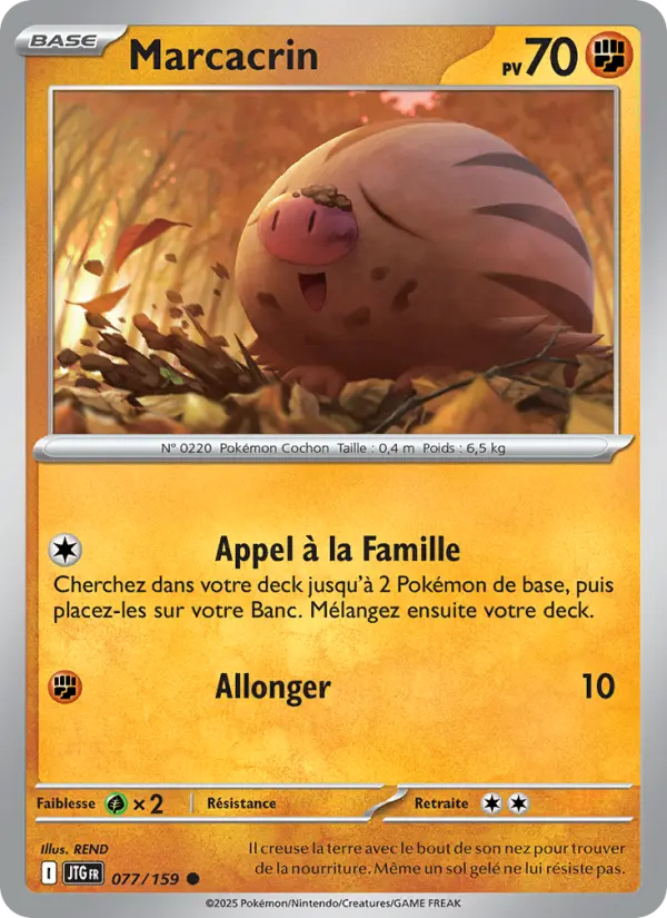 Marcacrin — carte 077 de l’extension Aventures Ensemble