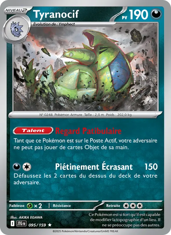 Tyranocif — carte 095 de l’extension Aventures Ensemble