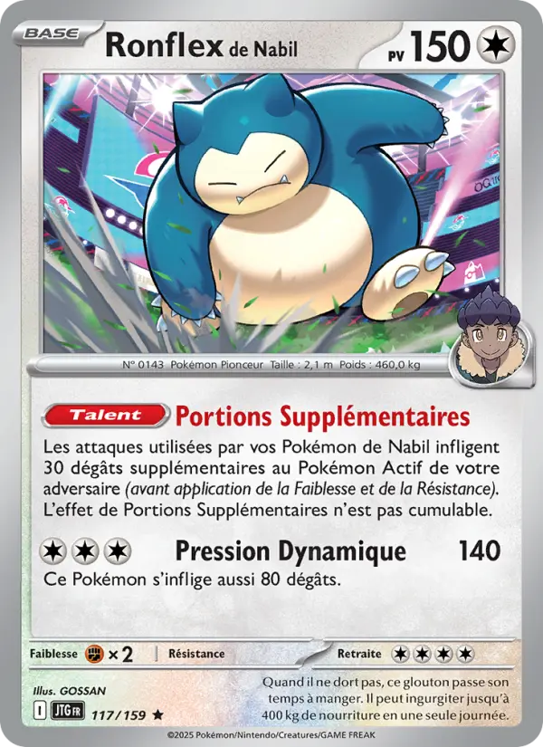 Ronflex de Nabil — carte 117 de l’extension Aventures Ensemble