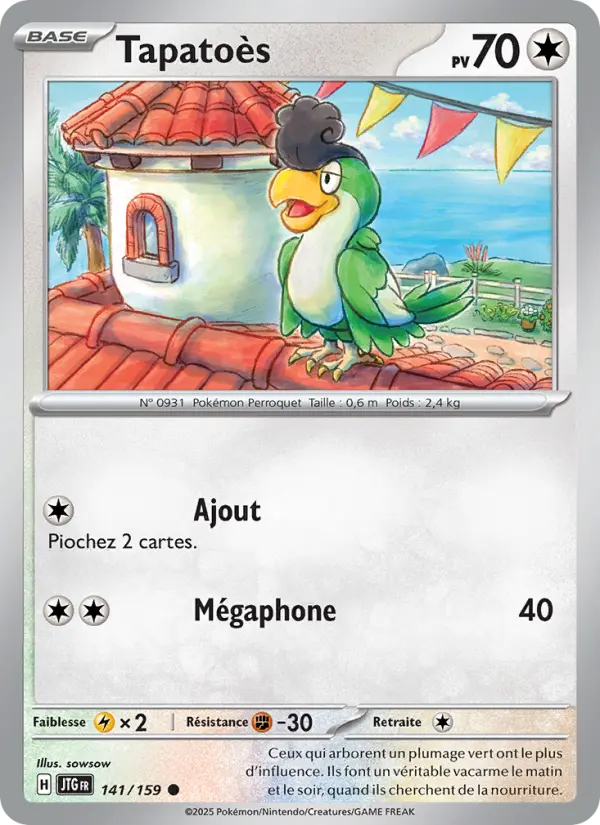 Tapatoès — carte 141 de l’extension Aventures Ensemble