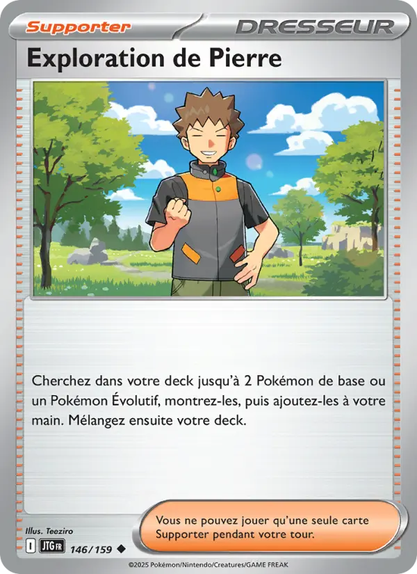 Exploration de Pierre — carte 146 de l’extension Aventures Ensemble