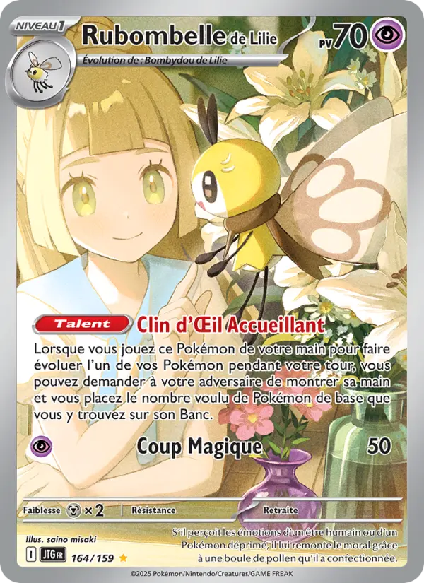 Rubombelle de Lilie — carte 164 de l’extension Aventures Ensemble