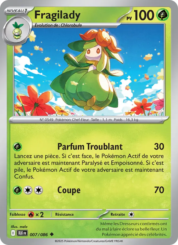 Fragilady — carte 007 de l’extension Foudre Noire