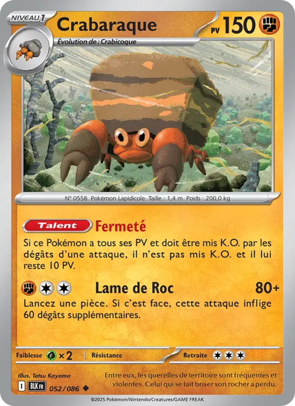 Crabaraque — carte 052 de l’extension Foudre Noire