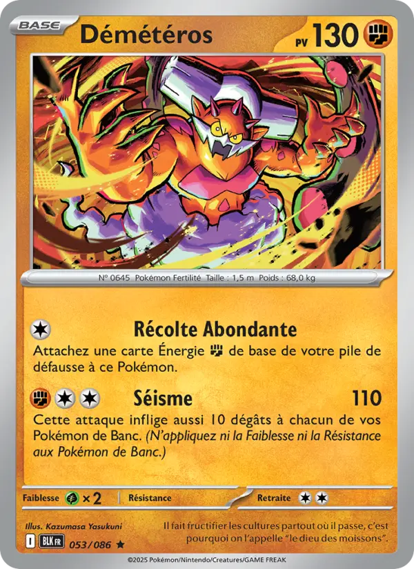 Démétéros — carte 053 de l’extension Foudre Noire