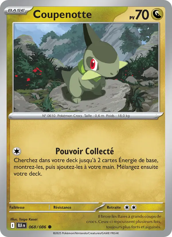 Coupenotte — carte 068 de l’extension Foudre Noire