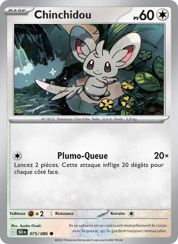 Chinchidou — carte 075 de l’extension Foudre Noire