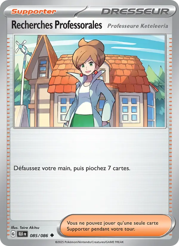 Recherches Professorales — carte 085 de l’extension Foudre Noire