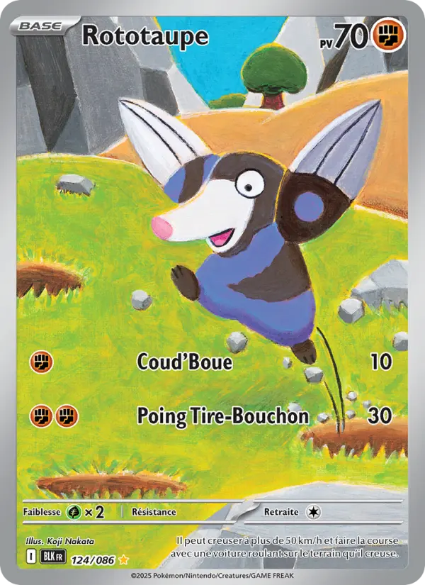 Rototaupe — carte 124 de l’extension Foudre Noire