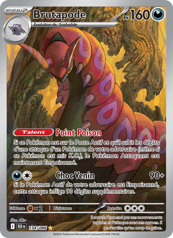 Brutapode — carte 134 de l’extension Foudre Noire