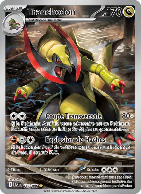 Tranchodon — carte 147 de l’extension Foudre Noire