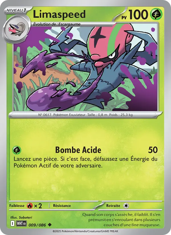 Limaspeed — carte 009 de l’extension Flamme Blanche