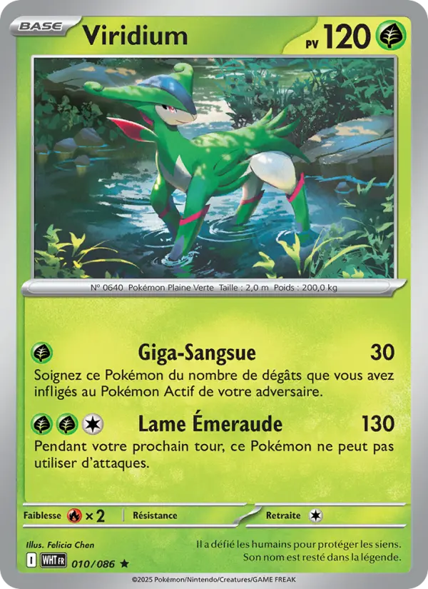 Viridium — carte 010 de l’extension Flamme Blanche