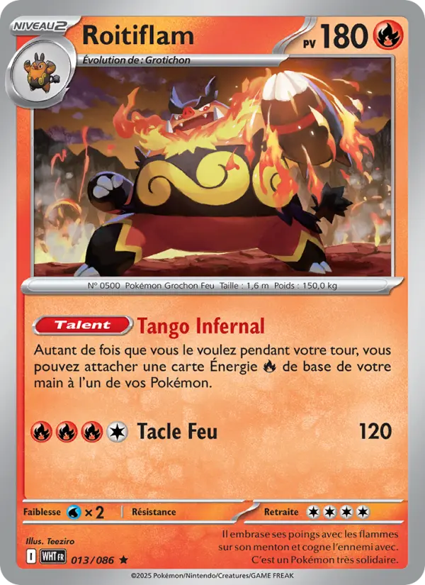 Roitiflam — carte 013 de l’extension Flamme Blanche