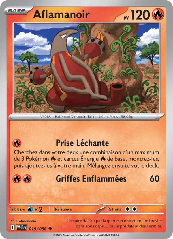 Aflamanoir — carte 019 de l’extension Flamme Blanche