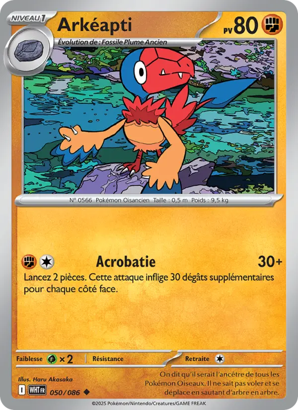 Arkéapti — carte 050 de l’extension Flamme Blanche