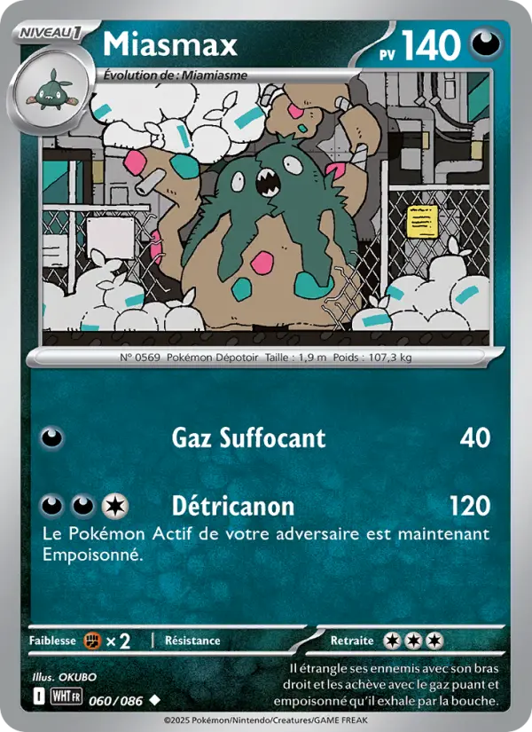 Miasmax — carte 060 de l’extension Flamme Blanche