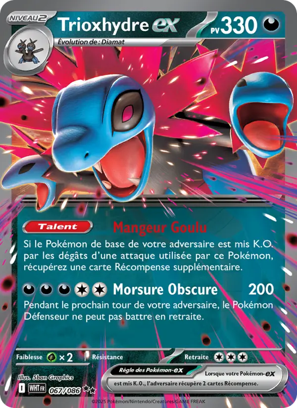 Trioxhydre-ex — carte 067 de l’extension Flamme Blanche
