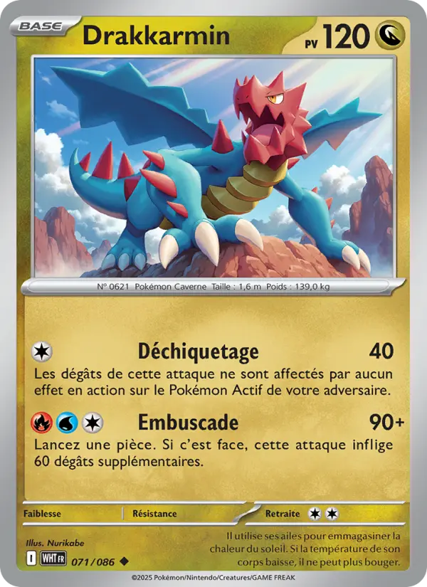 Drakkarmin — carte 071 de l’extension Flamme Blanche