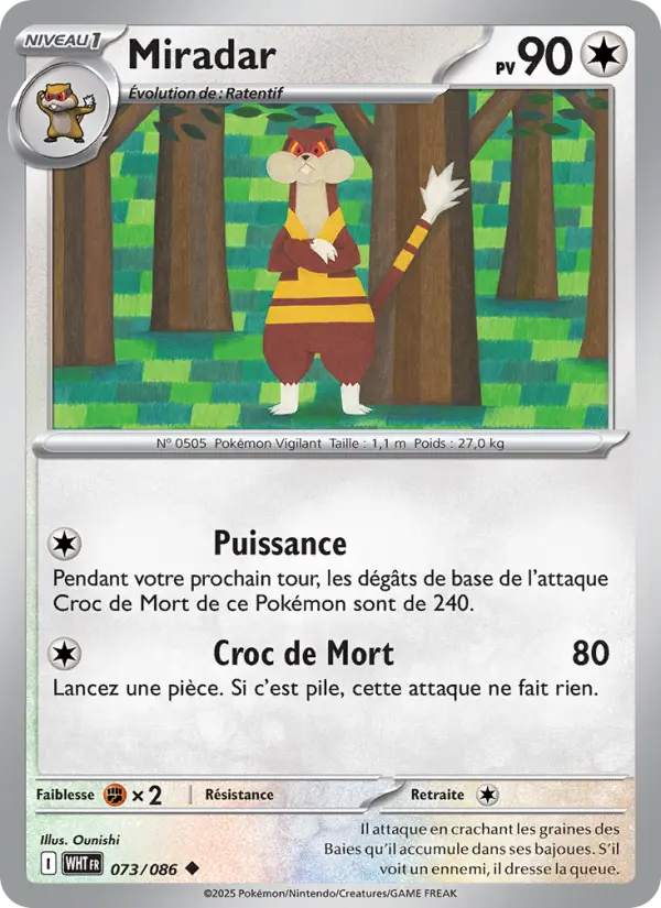 Miradar — carte 073 de l’extension Flamme Blanche