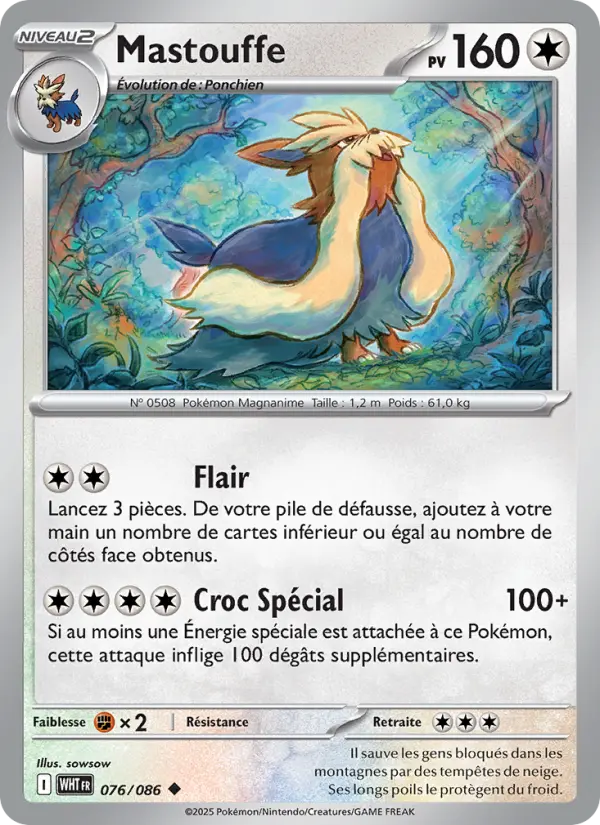 Mastouffe — carte 076 de l’extension Flamme Blanche
