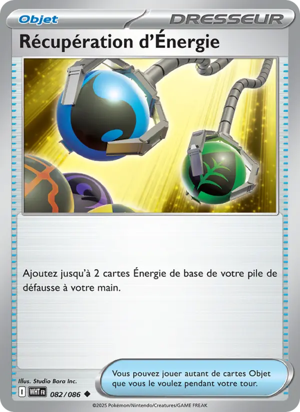 Récupération d'Énergie — carte 082 de l’extension Flamme Blanche