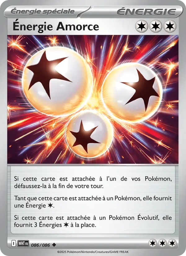Énergie Amorce — carte 086 de l’extension Flamme Blanche