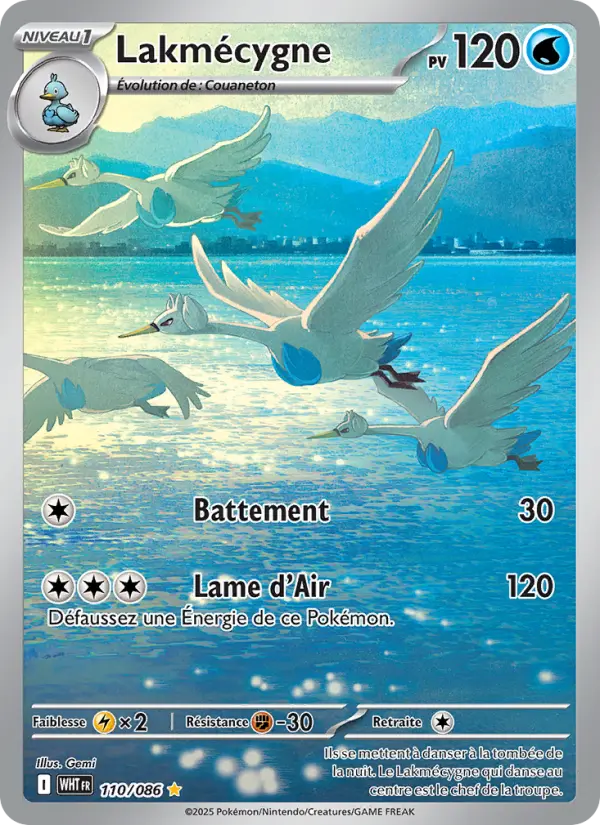 Lakmécygne — carte 110 de l’extension Flamme Blanche