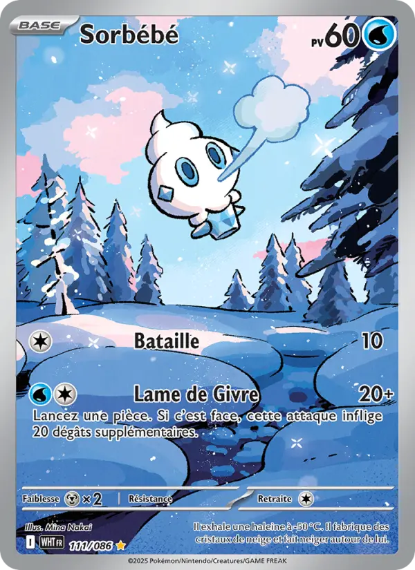 Sorbébé — carte 111 de l’extension Flamme Blanche