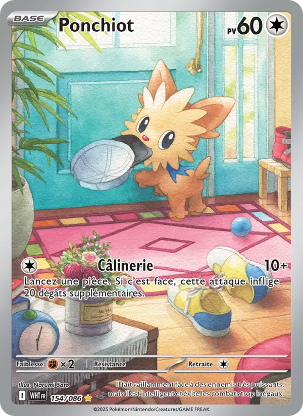 Ponchiot — carte 154 de l’extension Flamme Blanche