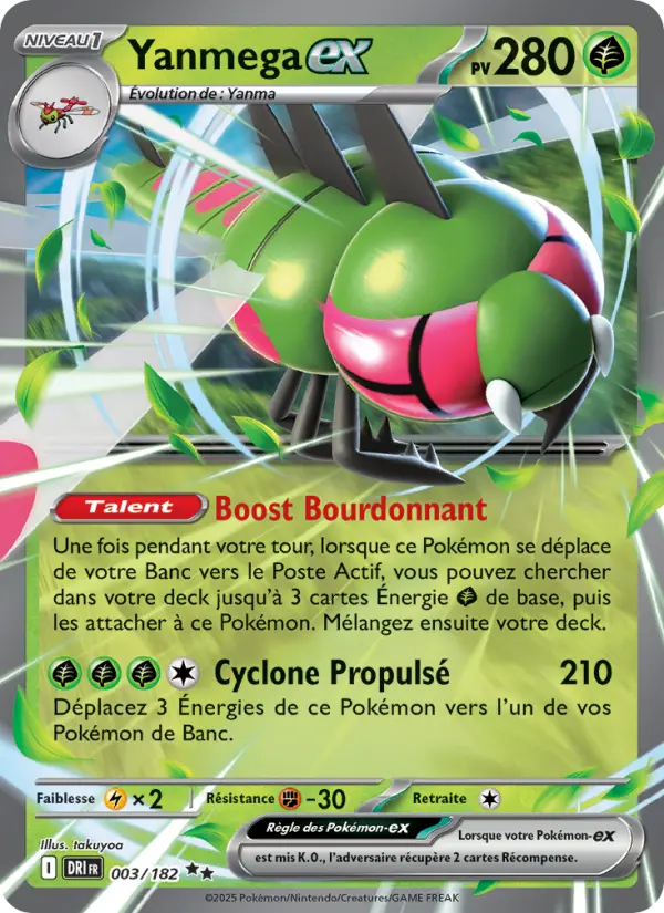 Yanmega-ex — carte 003 de l’extension Rivalités Destinées