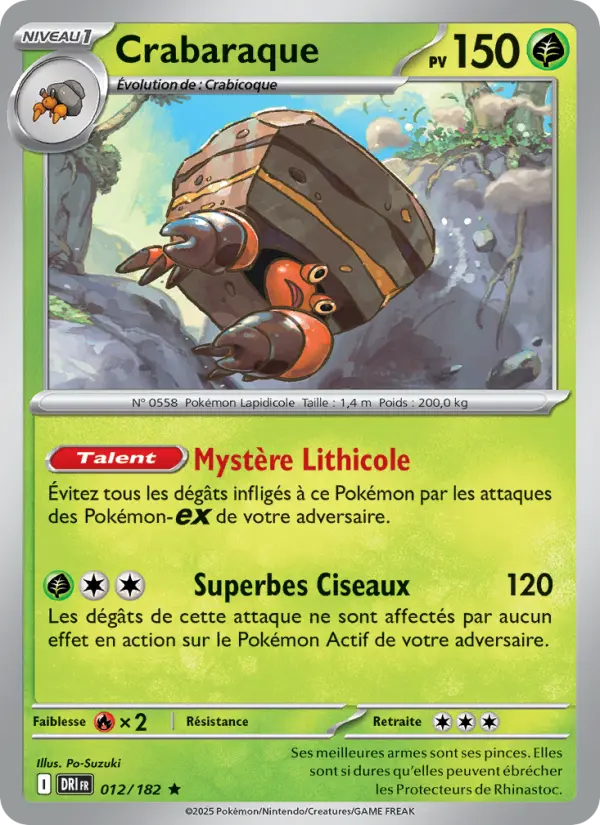 Crabaraque — carte 012 de l’extension Rivalités Destinées
