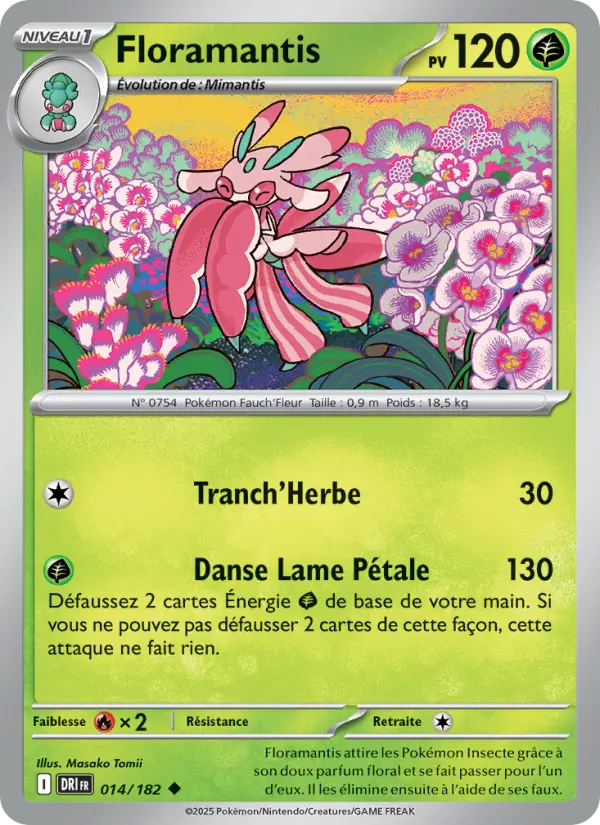 Floramantis — carte 014 de l’extension Rivalités Destinées