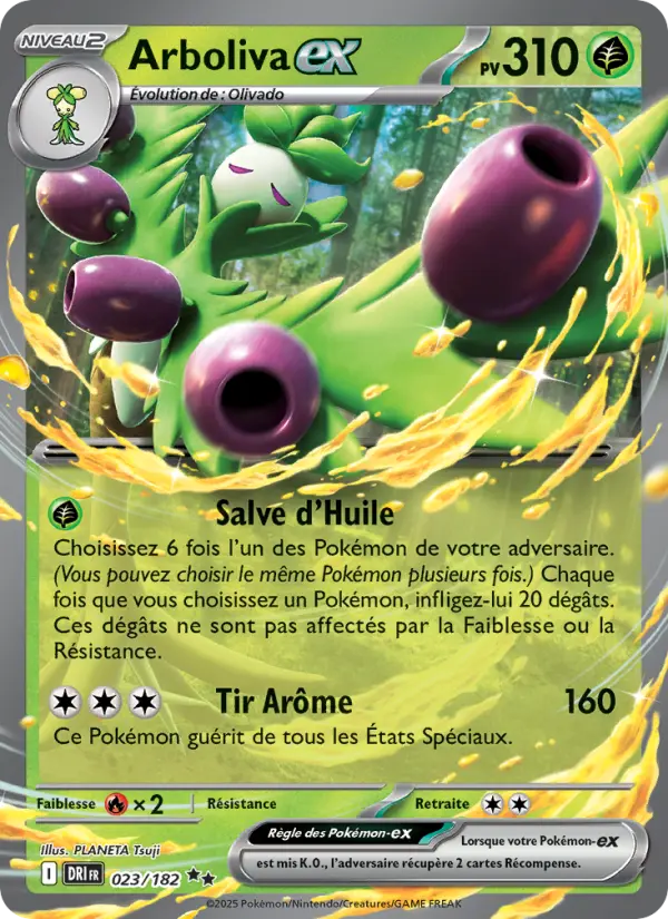 Arboliva-ex — carte 023 de l’extension Rivalités Destinées