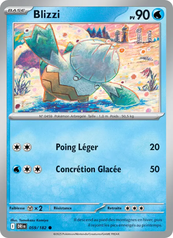 Blizzi — carte 059 de l’extension Rivalités Destinées