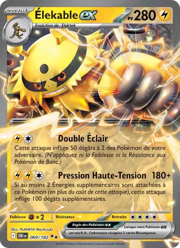 Élekable-ex — carte 069 de l’extension Rivalités Destinées