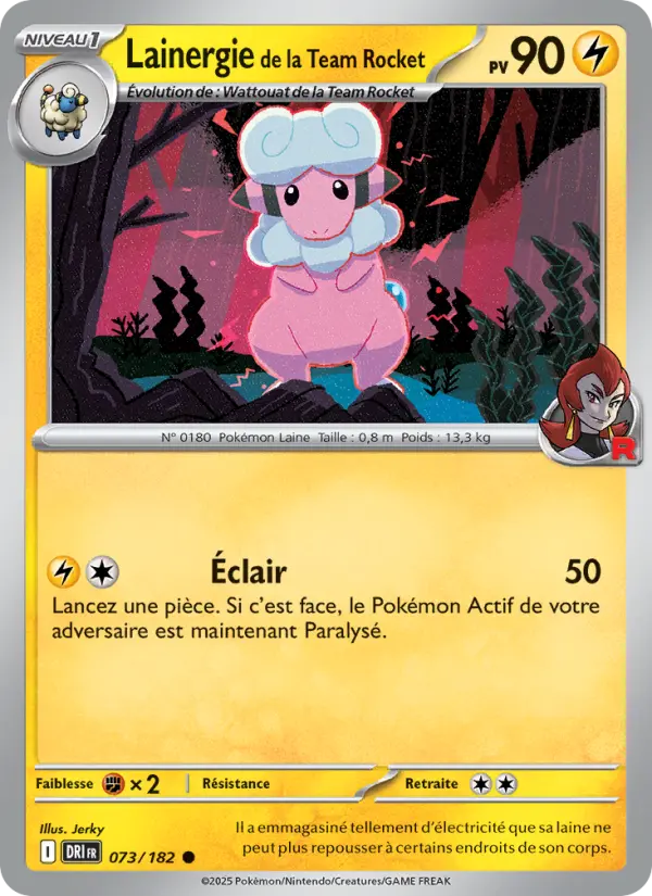 Lainergie de la Team Rocket — carte 073 de l’extension Rivalités Destinées