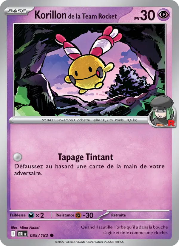 Korillon de la Team Rocket — carte 085 de l’extension Rivalités Destinées