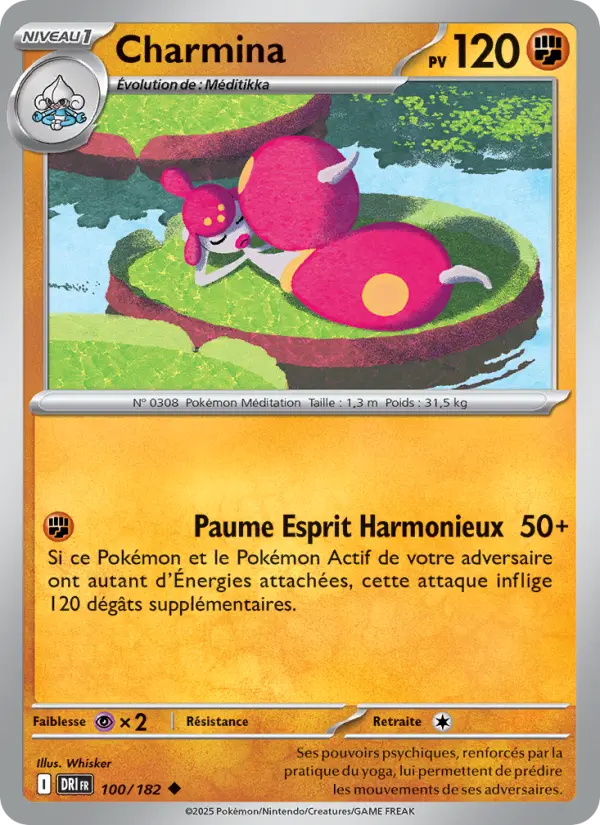 Charmina — carte 100 de l’extension Rivalités Destinées
