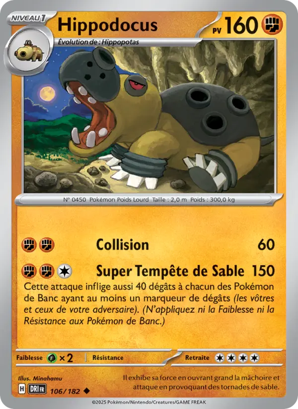 Hippodocus — carte 106 de l’extension Rivalités Destinées