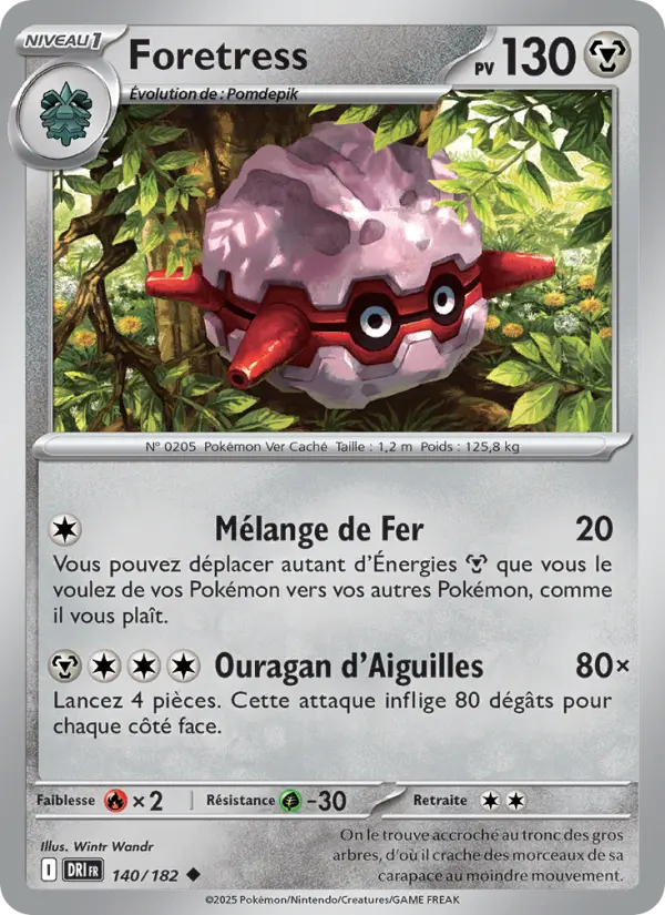 Foretress — carte 140 de l’extension Rivalités Destinées