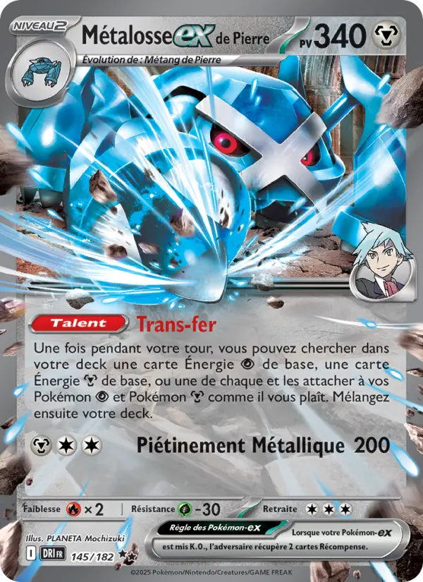 Métalosse-ex de Pierre — carte 145 de l’extension Rivalités Destinées