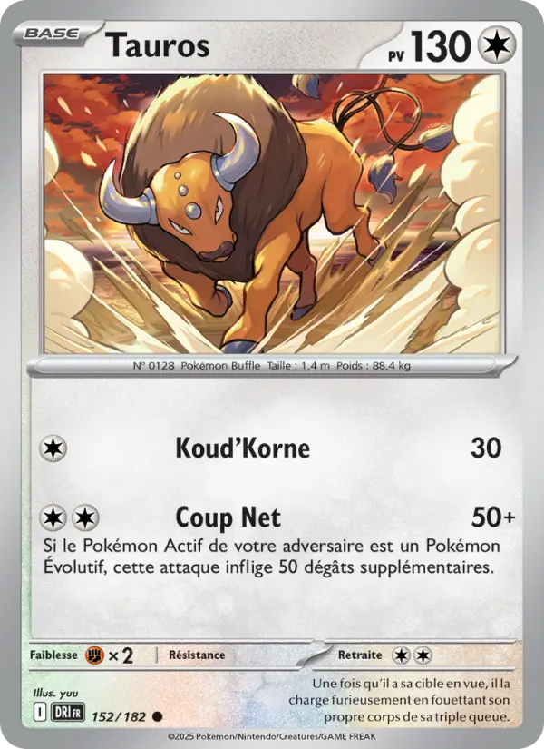 Tauros — carte 152 de l’extension Rivalités Destinées
