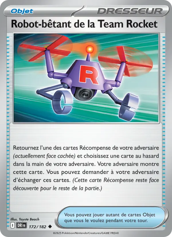 Robot-bêtant de la Team Rocket — carte 172 de l’extension Rivalités Destinées