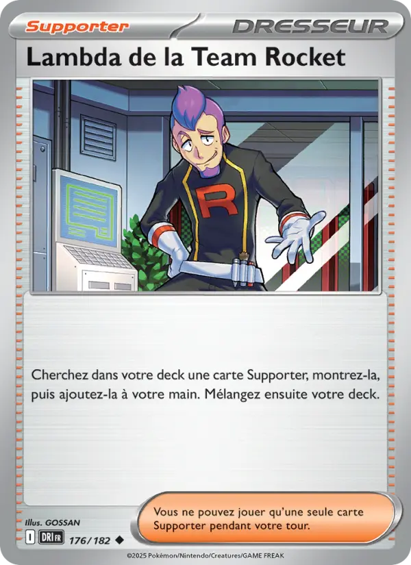 Lambda de la Team Rocket — carte 176 de l’extension Rivalités Destinées