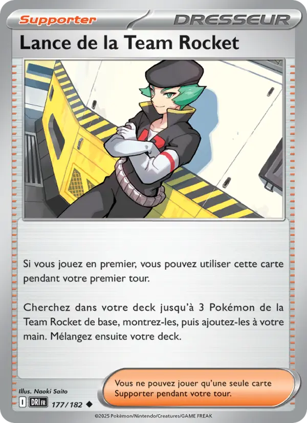 Lance de la Team Rocket — carte 177 de l’extension Rivalités Destinées