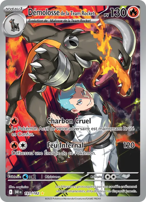 Démolosse de la Team Rocket — carte 191 de l’extension Rivalités Destinées